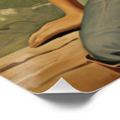 Westerne winden van de Romance: Wild West Whispers Perfect Poster (Hoek)