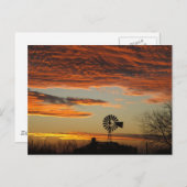 Westerne windmolen briefkaart (Voorkant / Achterkant)