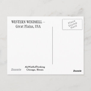 Westerne windmolen briefkaart