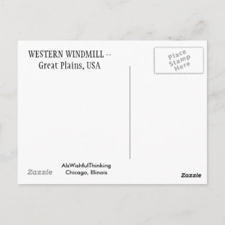 Westerne windmolen briefkaart