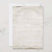 Westerne woestijn Boho Bohemian Deer Antler Skull  Kaart (Achterkant)