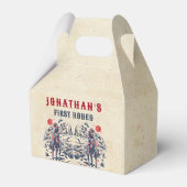 Westerne woestijn eerste rodeo 1e verjaardag bedankdoosjes (Voorkant Zijde)