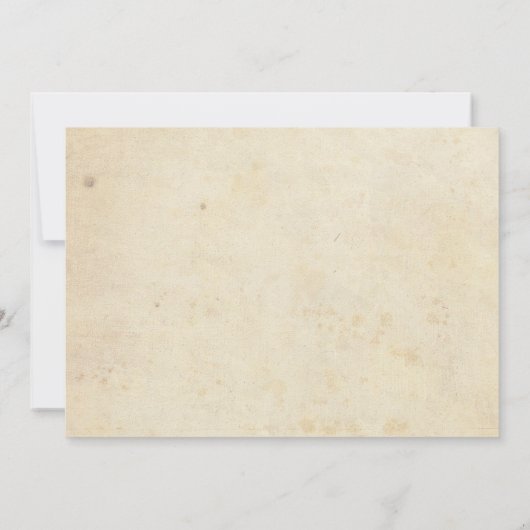 Westerne  woestijn eerste rodeo 1e verjaardag kaart (Achterkant)