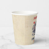 Westerne woestijn eerste rodeo 1e verjaardag papieren bekers (Rechts)