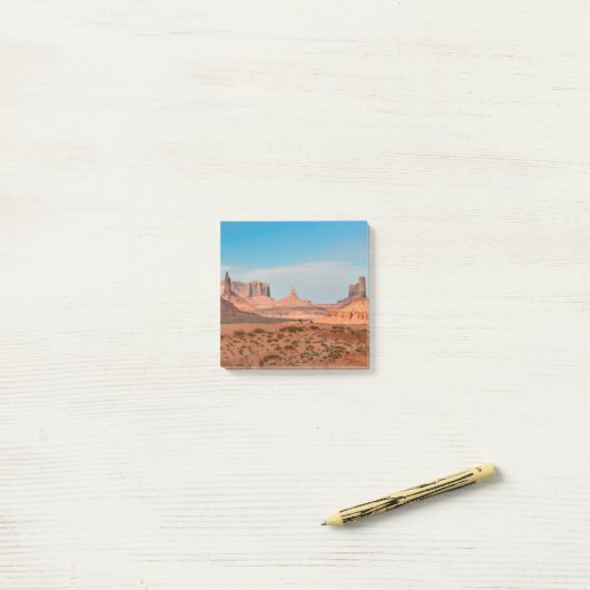 westerne woestijn post-it® notes (Op bureau)