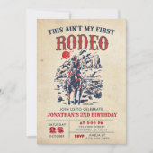 Westerne  woestijn Rodeo 2e verjaardag Kaart (Voorkant)