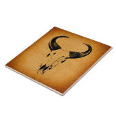 Westerne woestijn Vintage Tegeltje (Zijkant)