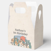 Westerne  woestijnrodeo 1e verjaardag bedankdoosjes (Geopend)