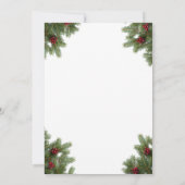 Westerne Xmas, Vakantie Hoedown Uitnodigen, Cowboy Kaart (Achterkant)