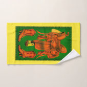 Westerne zadels- en cowboylaarzen bad handdoek (Handdoek)