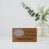 Westerne zilvergordel Sluitkraan Visitekaartje (Staand voorkant)