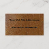 Westerne zilvergordel Sluitkraan Visitekaartje (Achterkant)