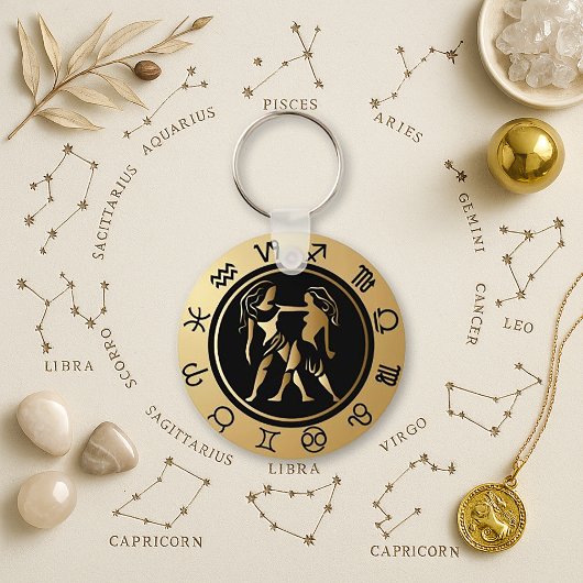 Westerne Zodiac - Gemini Sleutelhanger
