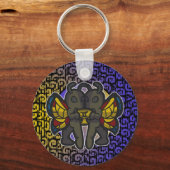 Westerne Zodiac - Gemini-Sleutelhanger Sleutelhanger (Voorkant)