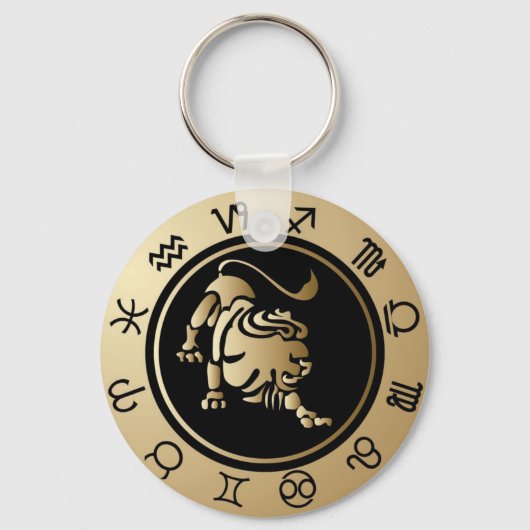 Westerne Zodiac - Leo Sleutelhanger (Voorkant)