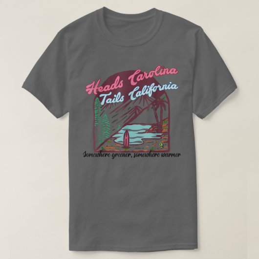 Westerne zomerhoofden Carolina Tails California T-shirt (Design voorkant)