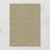 Westerne Zonnebloem bruiloft receptie Informatiekaartje (Achterkant)