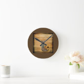 Westerne zonnebloempauzen met weelderige zonnebloe ronde klok (Huis)