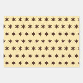 westerne zonnester badge patronen inpakpapier vel (Voorkant)