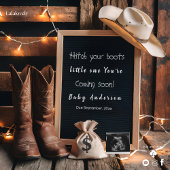 Westerne zwangerschapsaankondiging in landelijke s kaart