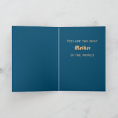 Westerns Rodeopaard Cowgirl Moeder en Kind Custom Kaart (Binnen)