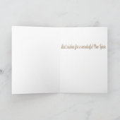 Westernste Prettige feestdagen Cowboy-Wenskaart (Binnen)