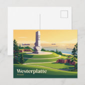 Westerplatte Polen Briefkaart (Voorkant / Achterkant)