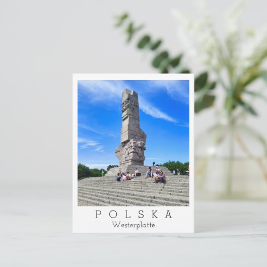 Westerplatte, Polska/Polen Briefkaart (Staand voorkant)