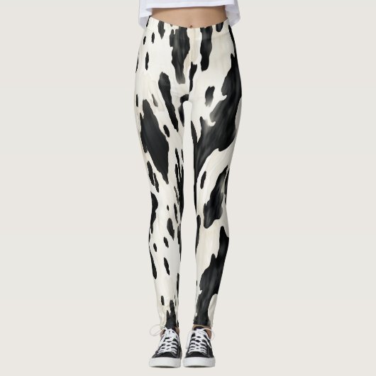 Westers boerderijdier Koe Leggings (Voorkant)