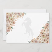 Westers Champagne Goud Quinceañera Save The Date Kaart (Achterkant)