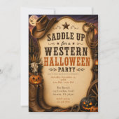 Westers Halloween-feest Kaart (Voorkant)