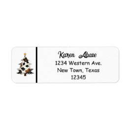 Westers Kerstfeest Etiket