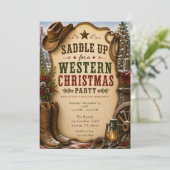Westers Kerstfeest Kaart (Staand voorkant)