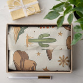 Westers landenthema met cactus tissuepapier (Geschenk)
