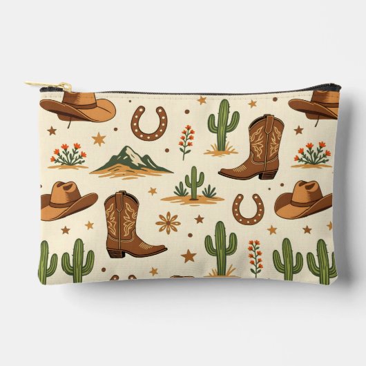 Westers landthema met cactus etui (Voorkant)
