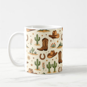 Westers landthema met cactus koffiemok
