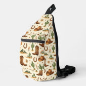 Westers landthema met cactus sling bag (Rechterhoek)