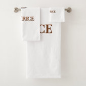 Westers Leren Initiaal Monogram B Bad Handdoek (Insitu)