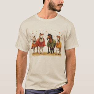 Westers Paard Herfst T-shirt - Perfect voor Paarde