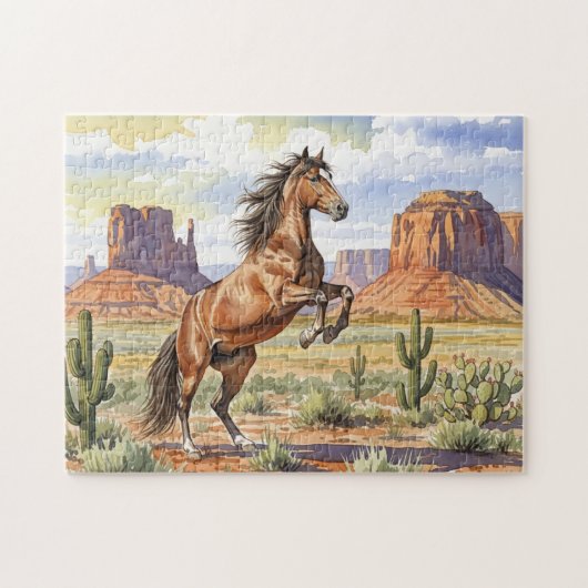 Westers Paard Legpuzzel (Horizontaal)