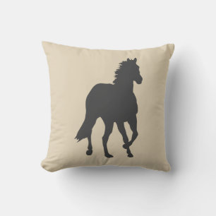 Westers Paard Ruitersport Pony Cowboy Bruin Tannin Kussen