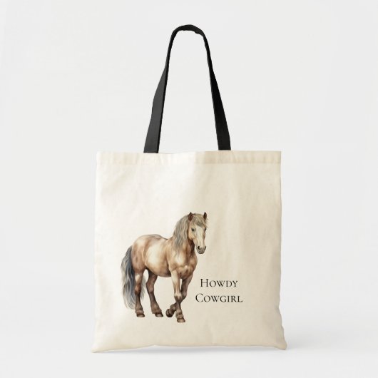 Westers Paard Tote Bag (Voorkant)