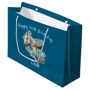 Westers paard verjaardagscadeautas – Navy Groot Cadeauzakje