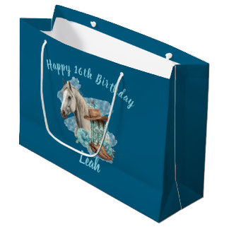 Westers paard verjaardagscadeautas – Navy Groot Cadeauzakje