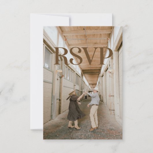 Westers RSVP Kaartje (Voorkant)