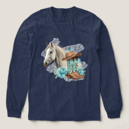 Westers shirt met lange mouwen
