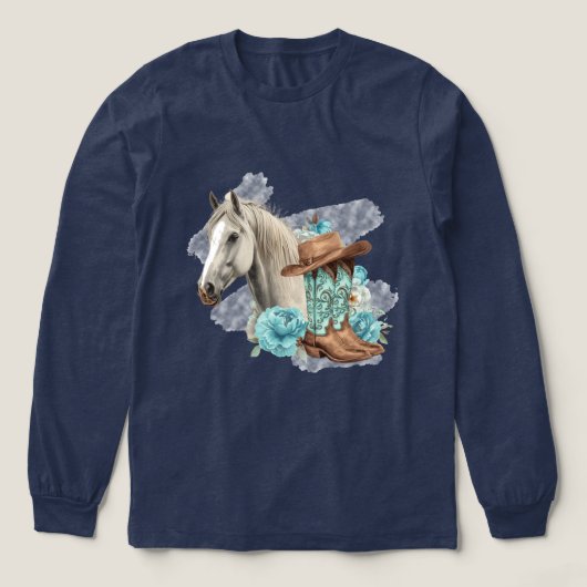 Westers shirt met lange mouwen (Voorkant)
