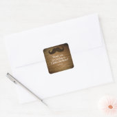Westers Snorhaar Houten Verjaardagsfeestje Sticker (Envelop)