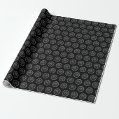 Westers wagenwiel cadeaupapier (Uitgerold)