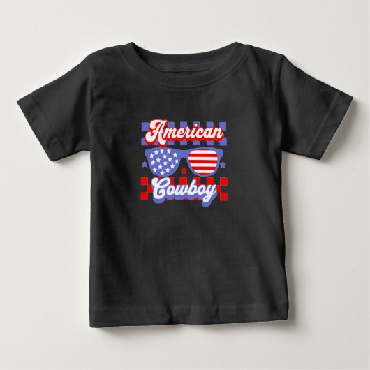 Westerse Amerikaanse Cowboy Patriottisch (Voorkant)